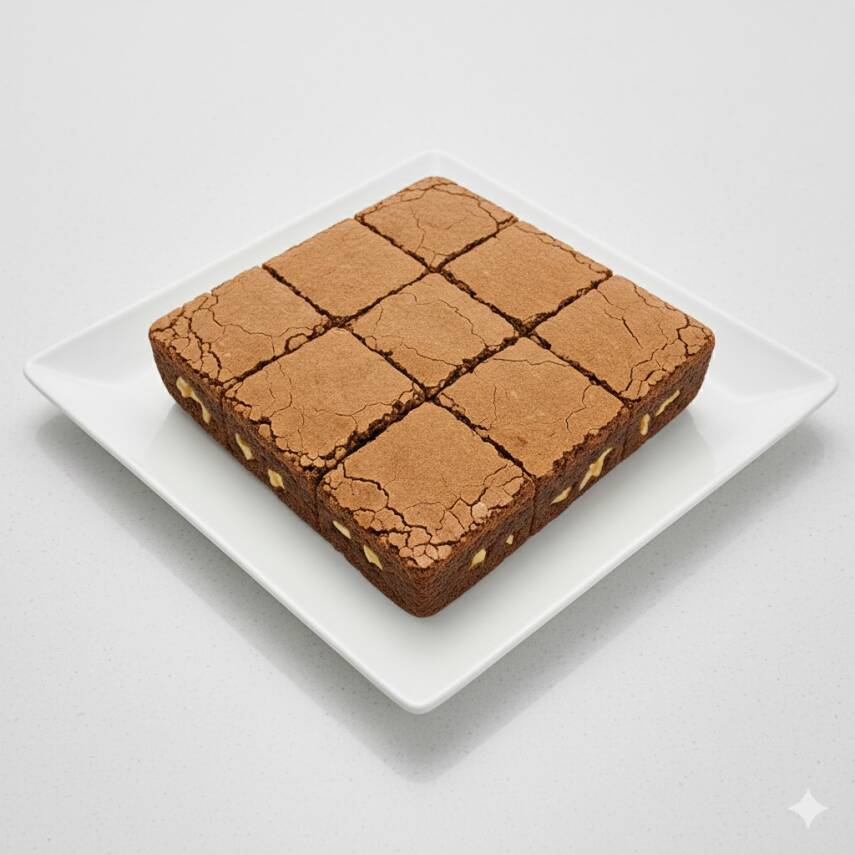 Brownie Cevizli 9 Adet - 1
